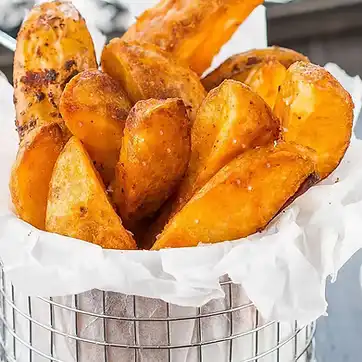 Chunky potato fries