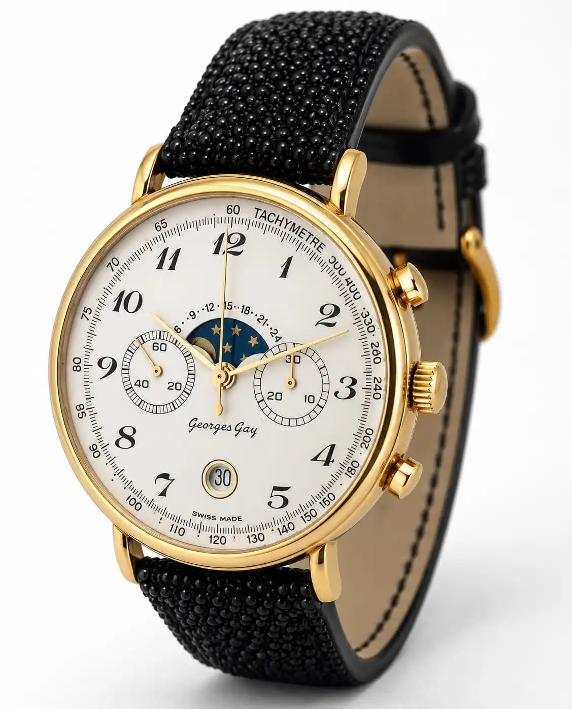 Chronographe Valjoux 7734 - Or