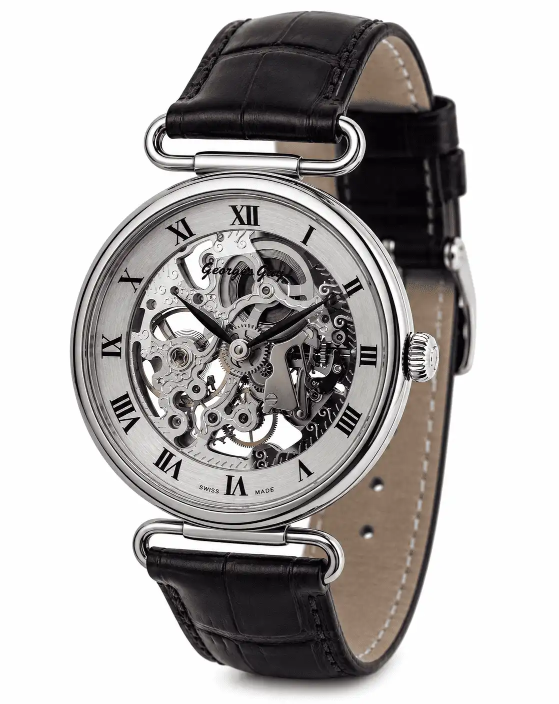 Montre squelette Rivage acier