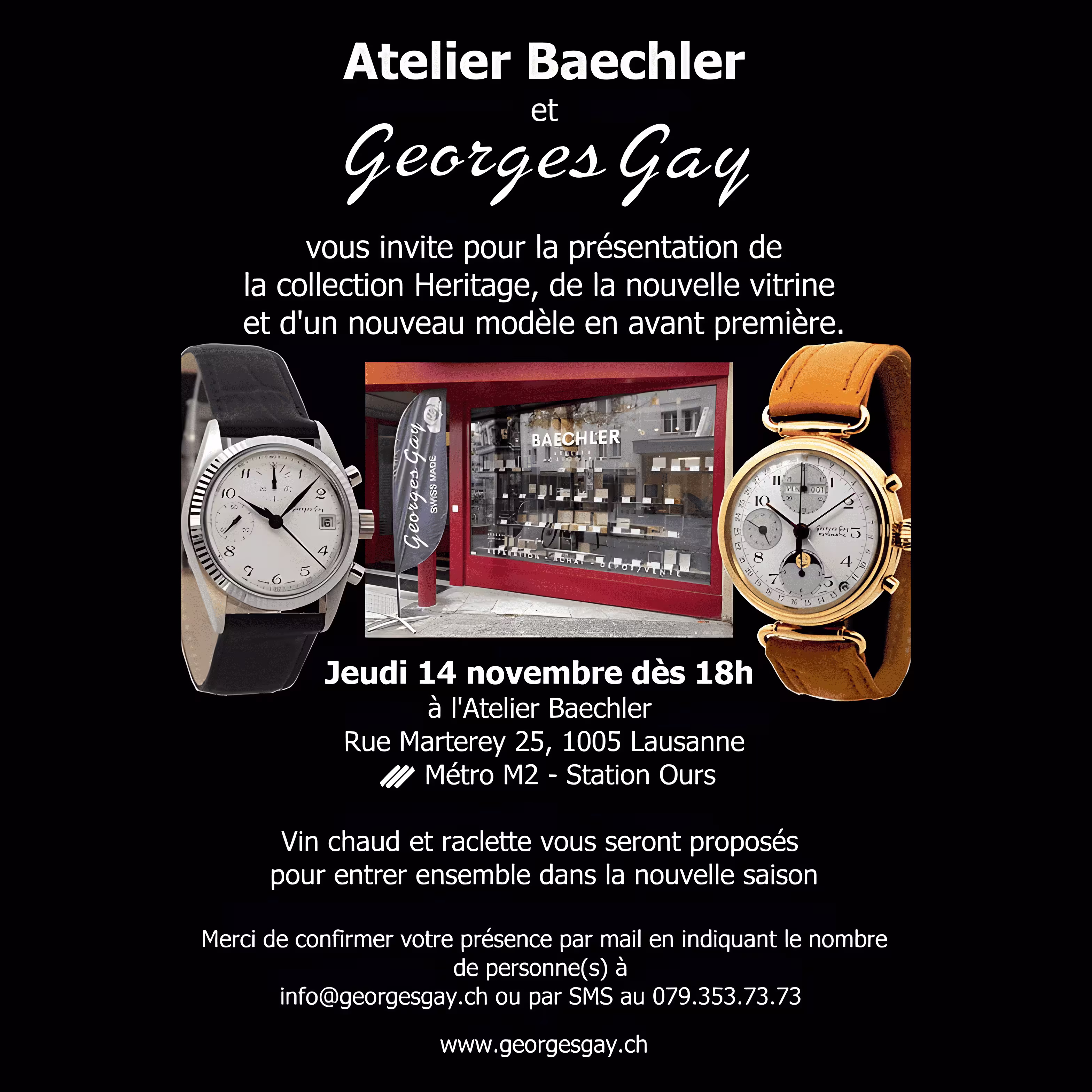 Événement Georges Gay novembre 2024