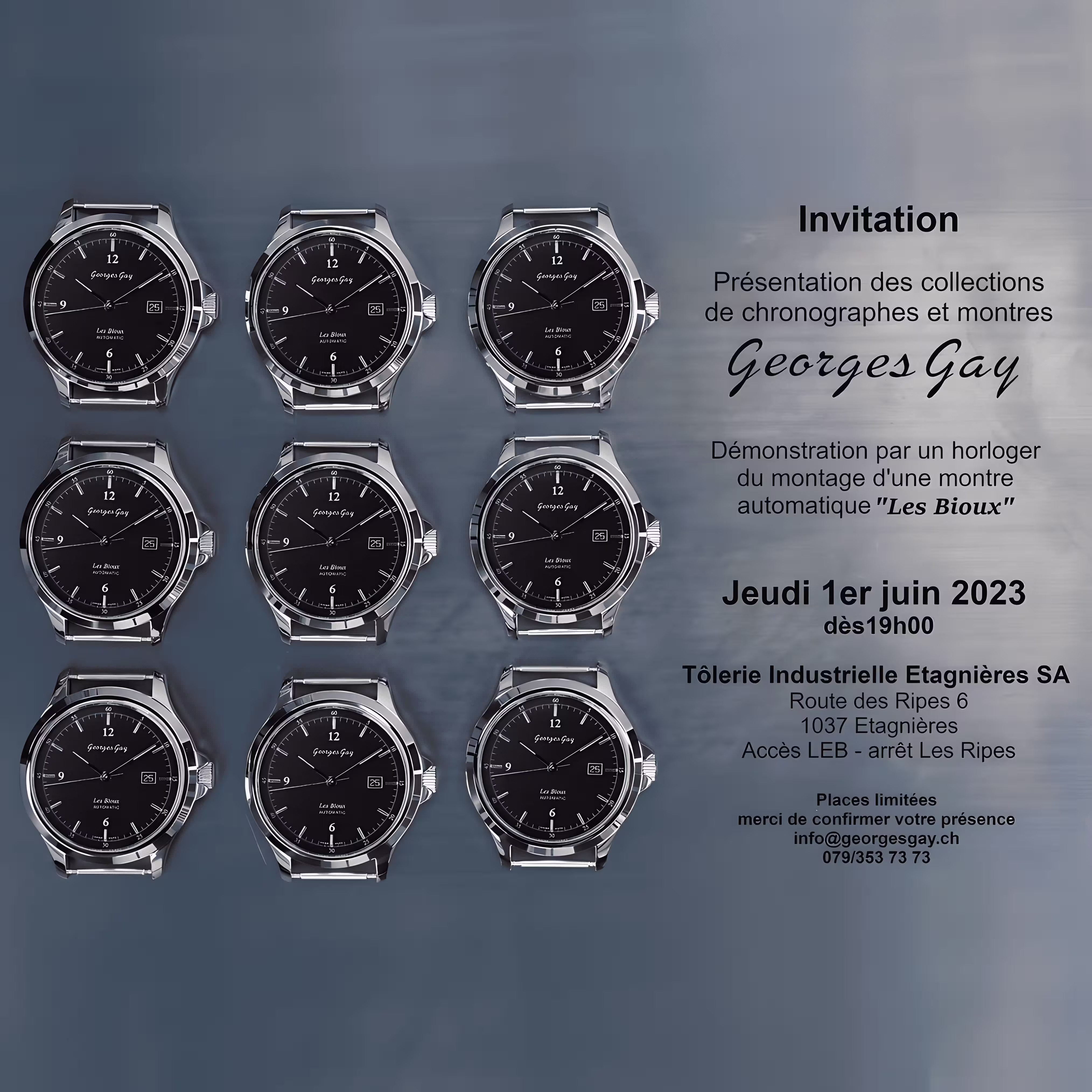 Événement Georges Gay 1er juin